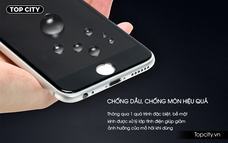 Kính cường lực iPhone 6 Plus/6S Plus full màn hình 3D siêu mỏng 0.3mm - 3